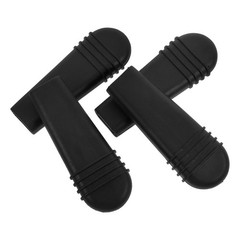 4Pcs Durable Black PVC Wheelchair Brake Extension Handle Covers Replacement