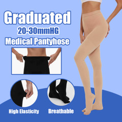 Tight Stocking Gradient Compression Support Pantyhose for Varicose Veins US