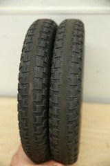 PAIR FLAT-FREE Drive Wheels Tires for Jazzy EVO 613 Power Chairs DGN2005417