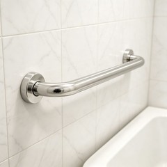 Kohler 27083-TT 42 in Ada Grab Bar Vibrant Titanium Bathroom Safety Handrail