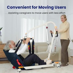 Electric Patient Lift, Foldable, 440LBS, Chair Lift Assist, AY02