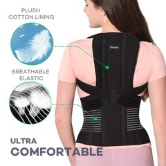 Omples Posture Corrector for Women and Men Thoracic Back Medium (Pack of 1)