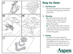 Aspen Vista Cervical Collar Replacement Pads, Moisture-Wicking & Optimal Pressur
