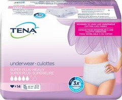 TENA Women Protective Underwear, X-Large 48-64 Inch -56 Count PACK