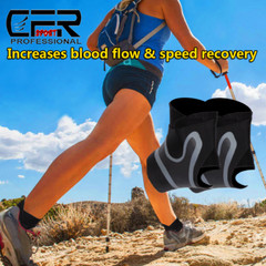 Pair Ankle Brace Achilles Tendon Support Arch Foot Wrap Sleeves Adjustable Strap