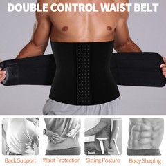Abdominal Binder – Hernia Back Support Breathable Stomach Slim Compression Belt