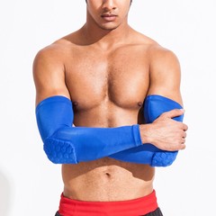Elastic Elbow Support Sleeve Protector Padded Bandage Arm Brace Guard Basketball