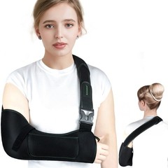 Breathable Arm Sling,Padded Shoulder Brace with Anti-Slip Thumb Loop,Unisex I…