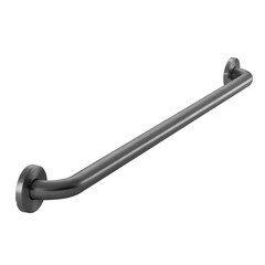 36 In. X 1-1/4 In. Concealed Screw ADA Compliant Grab Bar Combo in Brushed Stain