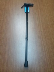 Carex Health Brands Black Soft-Grip Walking Cane w/Strap Aluminum/Plastic 40