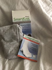 Silver SmartKnit Grey Seamless Socks Diabetes Arthritis Size XL 13+ Mini Crew