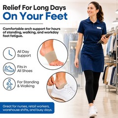 Plantar Fasciitis Arch Supports – Compression Sleeves & Foot Braces for Heel Pai
