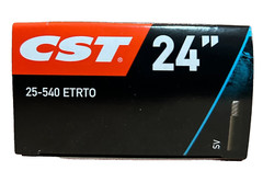 2 Pack of 24 x 1 Inner Tube 25-540 Straight Schrader Valve SV Wheelchair 24×1