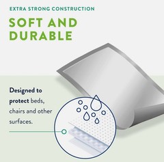 Prevail Disposable LARGE Underpad Fluff 23X36″ – 2 Packs of 25 Pads Each