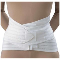 FLA Ventilated Back Support Small White