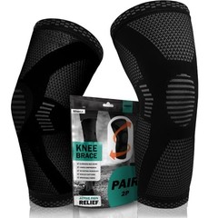 POWERLIX KNEE COMPRESSION SLEEVE (PAIR) – BEST KNEE BRACE FOR KNEE PAIN