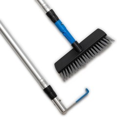 Durable 6 ft Cargo Retriever Tool with Snow Broom – Rust Resistant Design