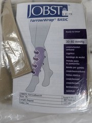 Jobst FarrowWrap Basic 30-40mmHg Tan Adjustable Compression Size XL