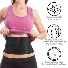 ORTONYX 6.25″ Abdominal Binder for Men and Women/Postpartum Post-operative Po…