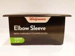 Walgreens Elbow Sleeve W/ Variable Compression – Size: S-M – Free Shipping!