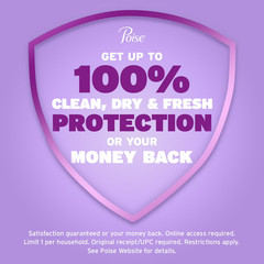 Poise Ultra Thin Incontinence Pads 5 Drop Maximum Absorbency Long 180 Count