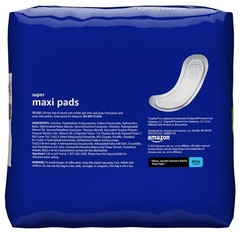 Thick Super Absorbent Unscented Menstrual Pads 48 Count Heavy Flow Period