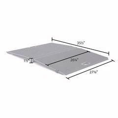 3′ Silver Spring Aluminum Butterfly Folding Patio Door Ramp with Carrying Bag