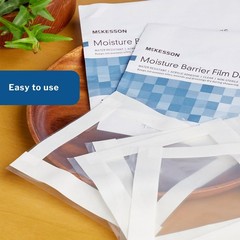 Clear IV Site Barrier Protector – 7″x7″ Water-Resistant Adhesive Film, 5 Count,