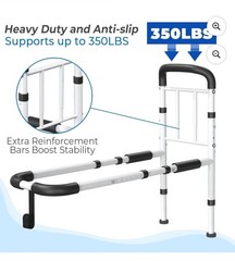 BigDolphin Bed Rails for Seniors – Adjustable Bed Cane Supports 350LBS