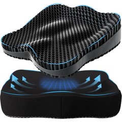 Cooling Seat Cushion, Thickened Big Gel Seat Cushion for Long Sitting, Support f