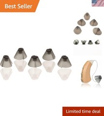 GN Resound Sure Fit Hearing Aid Standard Receiver Tulip Domes Dark Gray Split