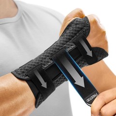FREETOO Reversible Carpal Tunnel Wrist Brace M – Fit both hands, Black/White