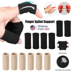 Finger Sleeves Splint Arthritis Compression Brace Triggger Joint Finger Support