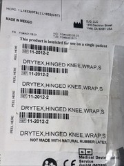 donjoy drytex hinged knee brace S