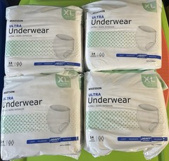 McKesson Ultra Underwear, Incontinence, Heavy, XL, 56 Count (4 pkgs of 14 each)