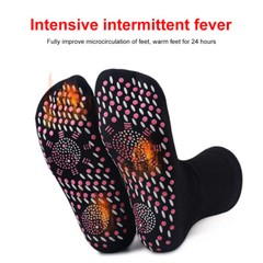 Magnetic Socks Self-Heating Health Care Sock Tourmaline Therapy Massager Sock US