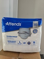 Attends Disposable Underwear APV30 Large Moderate 72-Count (Four 18-Count Packs)