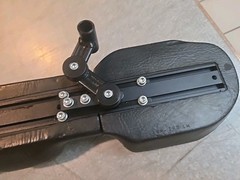 Permobil Left Side Arm Rest, 1 holder, Rail, Brackets to attach to Power Chair