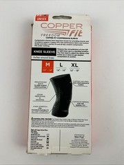Copper Fit Freedom Copper Infused Knee Compression Sleeve Size M 13”-14”Unisex