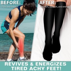 3 Pair Compression socks 20-30 mmgh mercury Socks Hi-Solid Support Stockings USA