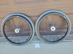 22″ Spinergy SPOX W/ THE NATURAL-FIT HAND RIMS Wheelchair Wheels