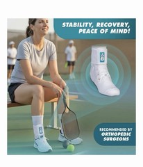 ASO Ankle Stabilizer (XX-Small, White) – Ankle Brace for Sprained Ankle and P…