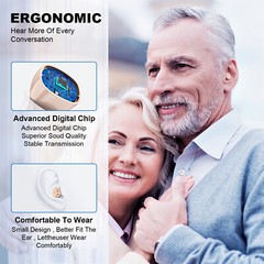 In-Ear Digital Invisible Hearing Aids for Senior Rechargeable Hearing Amplifiers