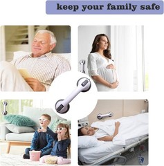 2PKS Helping Handle for Shower Suction Grab Bars for Bathroom Portable Safety