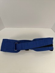 Elderly Transfer Belt 3.75” Wide 34” to 39”Waist Adjustable Blue