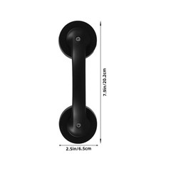 Suction Shower Grab Bar 7.95 Inch Non-Slip Bathroom Safety Rail for Elderly D…