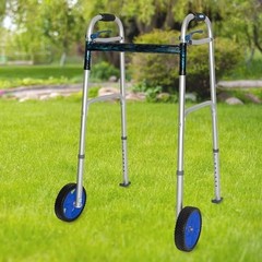 Top Glides 8″ Off-Road Walker Wheel Kits with Flexfit Universal Ski Glides (B…