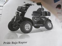 Head Light & Front & Back Turn Singles from Pride Baja Raptor Scooter