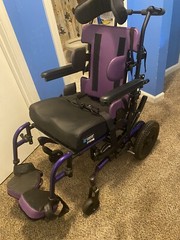 Sunrise Medical Quickie Iris 16” X 22” Tilt In Space Wheelchair