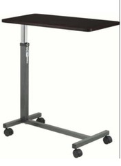 Drive Medical Overbed Table with Wheels – Secure Height Adjustment for Comfort –